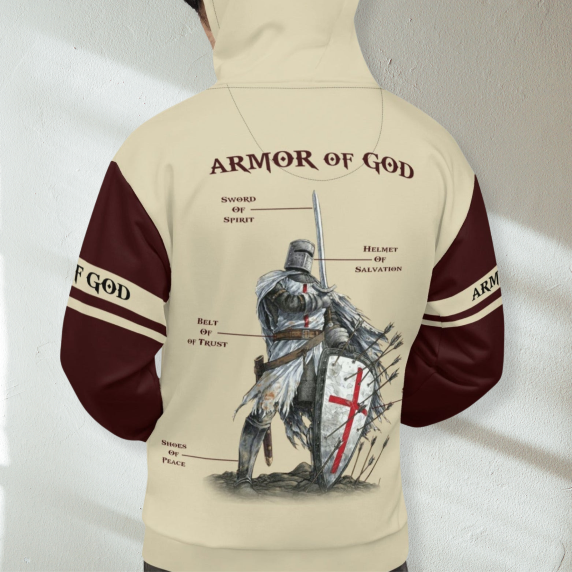 Armor Of God Designer Hoodie