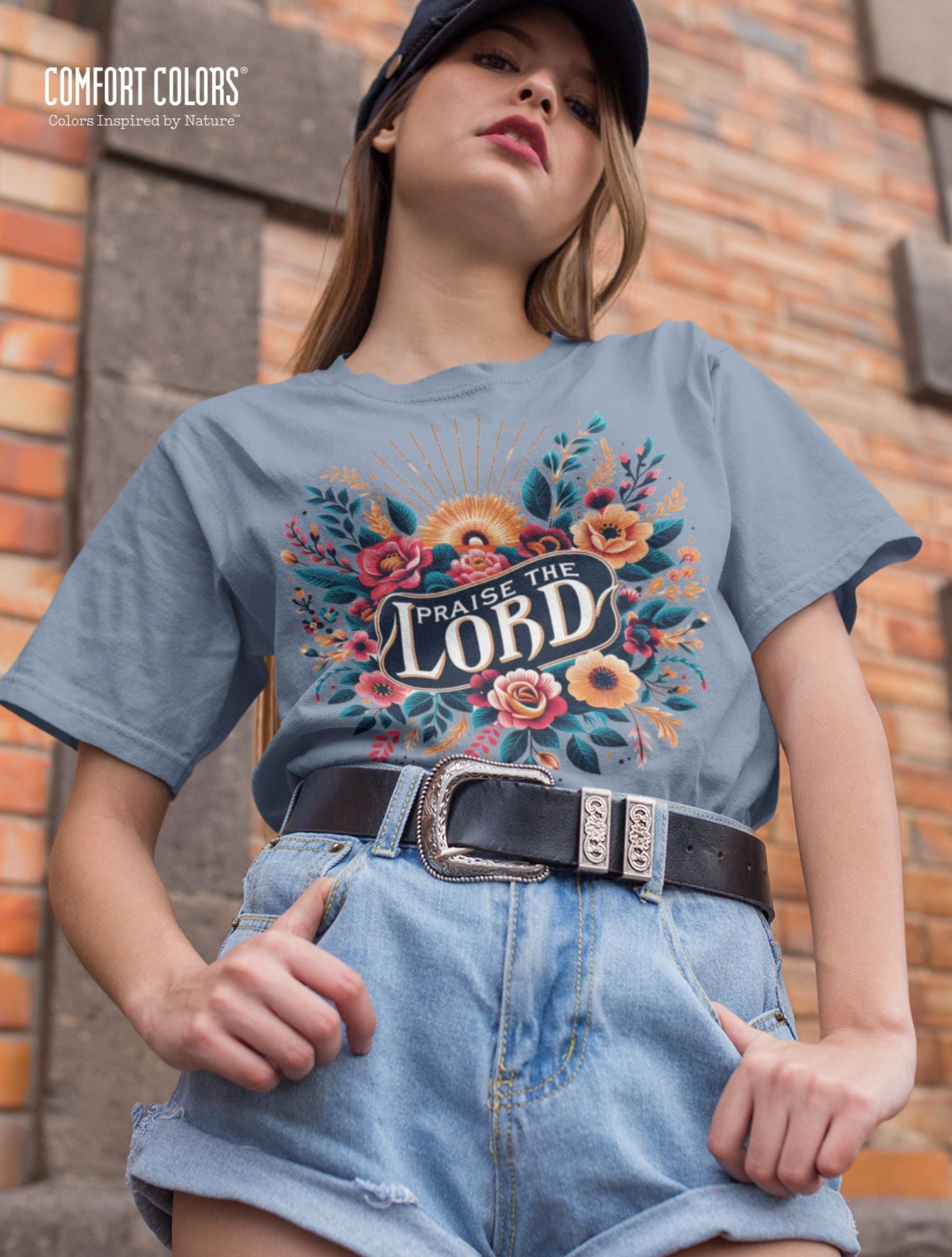 Praise_the_Lord_T-shirt_Blue_denium_jpa