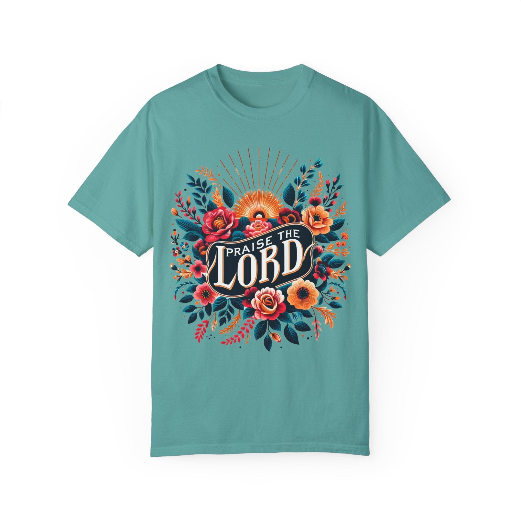 Praise the Lord Women's T-shirt seafoam JP Apparel