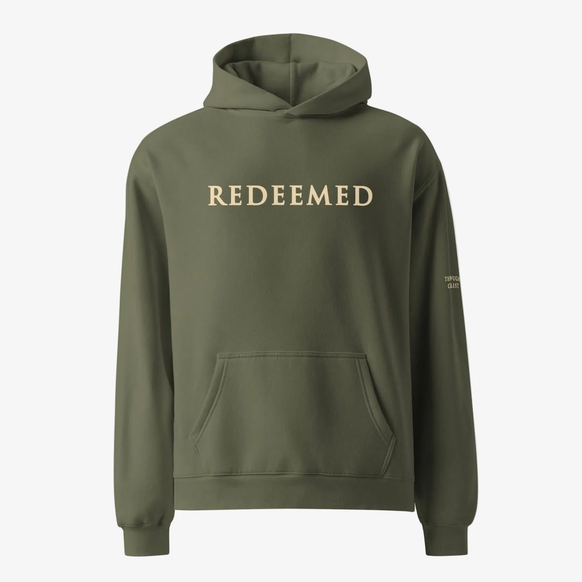 REDEEMED unisex-relax-hoodie-cypress-front-JPA