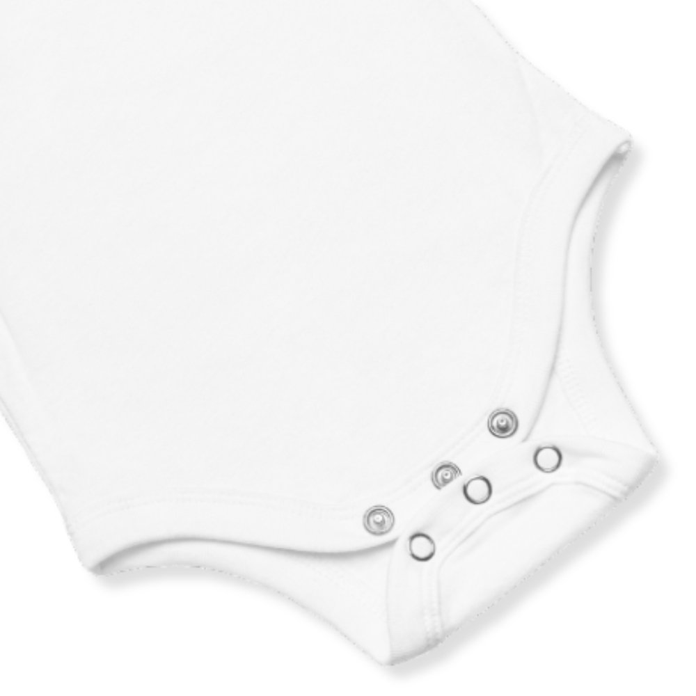 A Little Bit of Heaven Sent Down to Earth Bodysuit Personalized Baby Girl Dark Hair - Jesus Passion Apparel