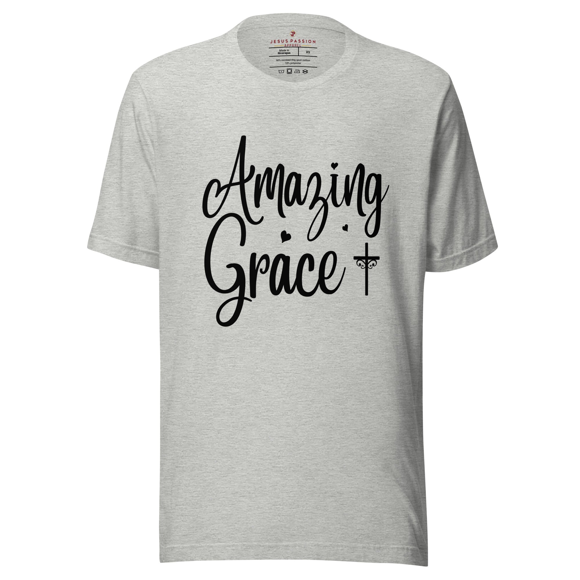 Amazing Grace Jersey Short Sleeve T-Shirt - Jesus Passion Apparel