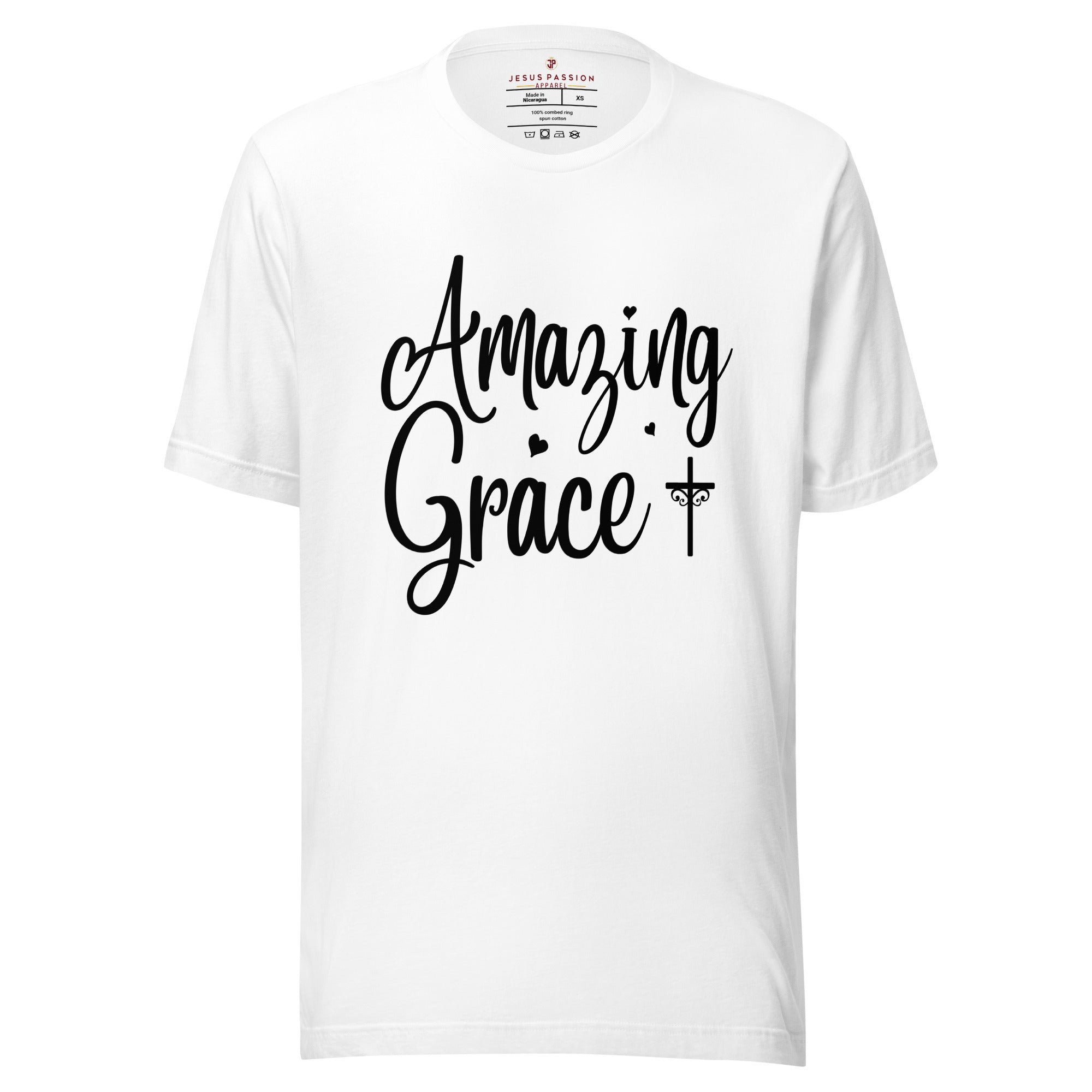 Amazing Grace Jersey Short Sleeve T-Shirt - Jesus Passion Apparel