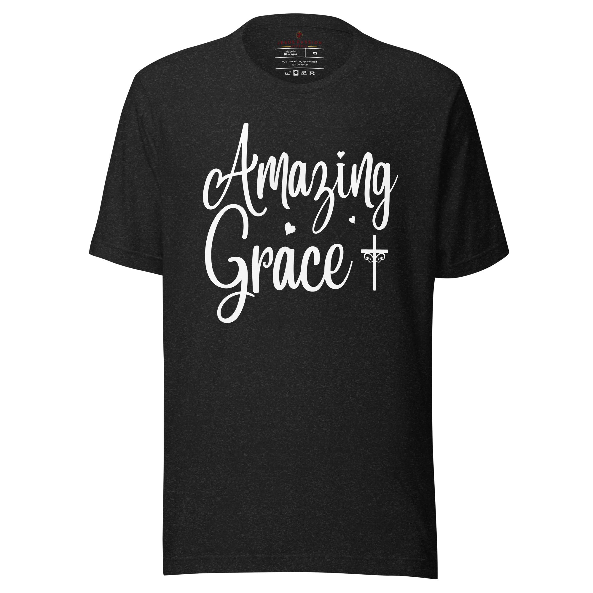 Amazing Grace Jersey Short Sleeve T-Shirt - Jesus Passion Apparel