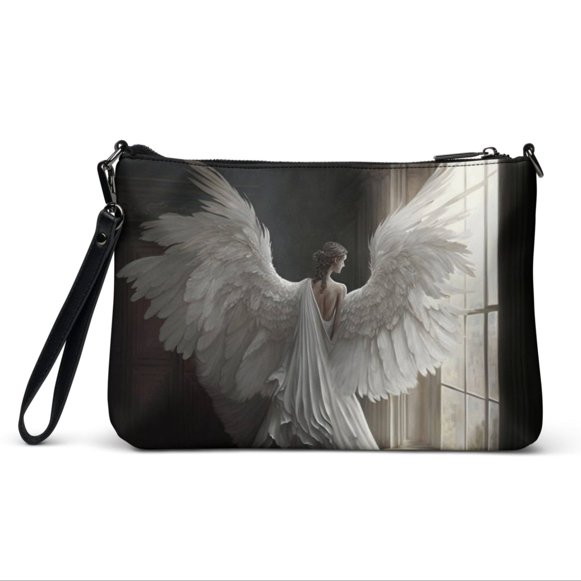 Angel Watching Over Me Cross - body Bag - Jesus Passion Apparel