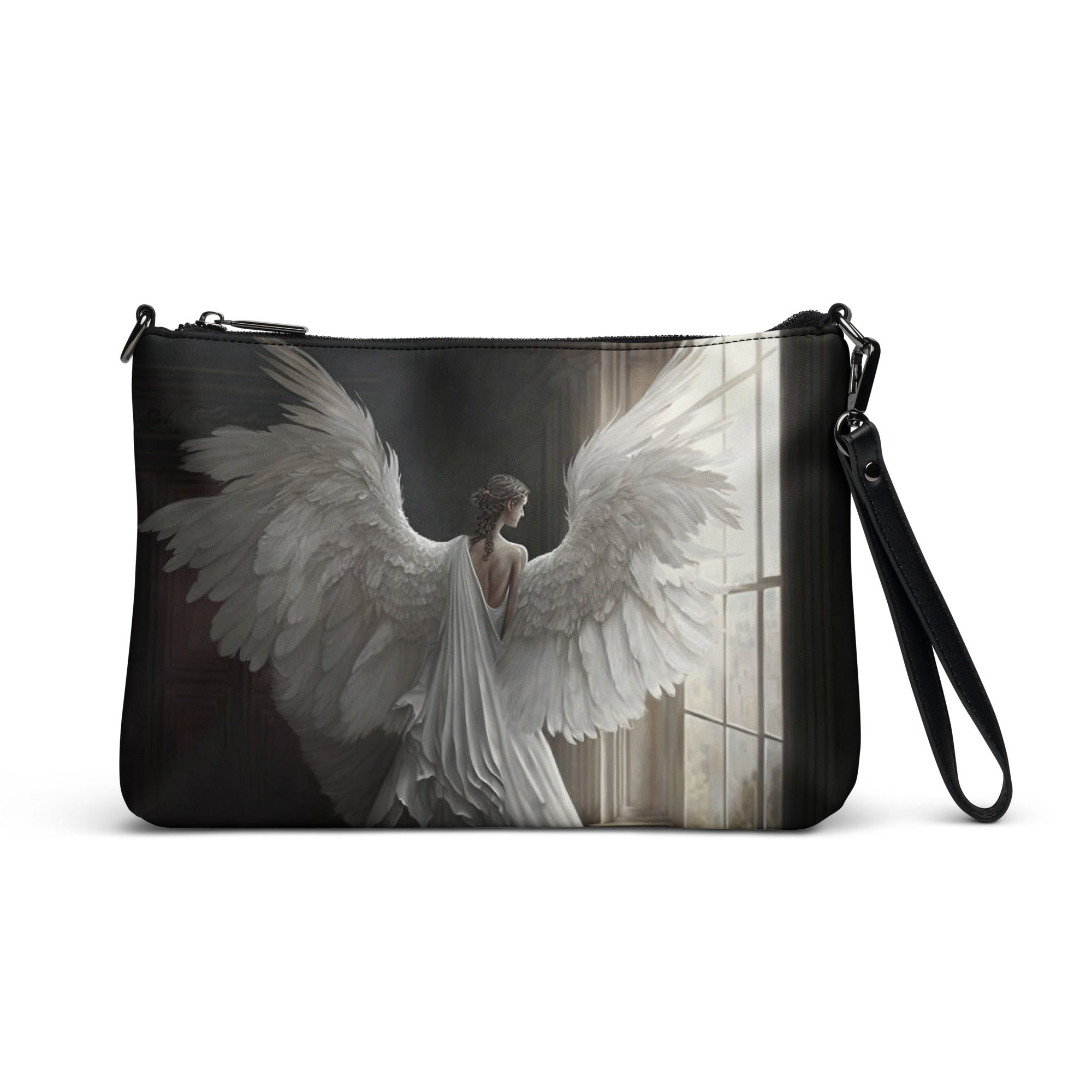 Angel Watching Over Me Cross - body Bag - Jesus Passion Apparel