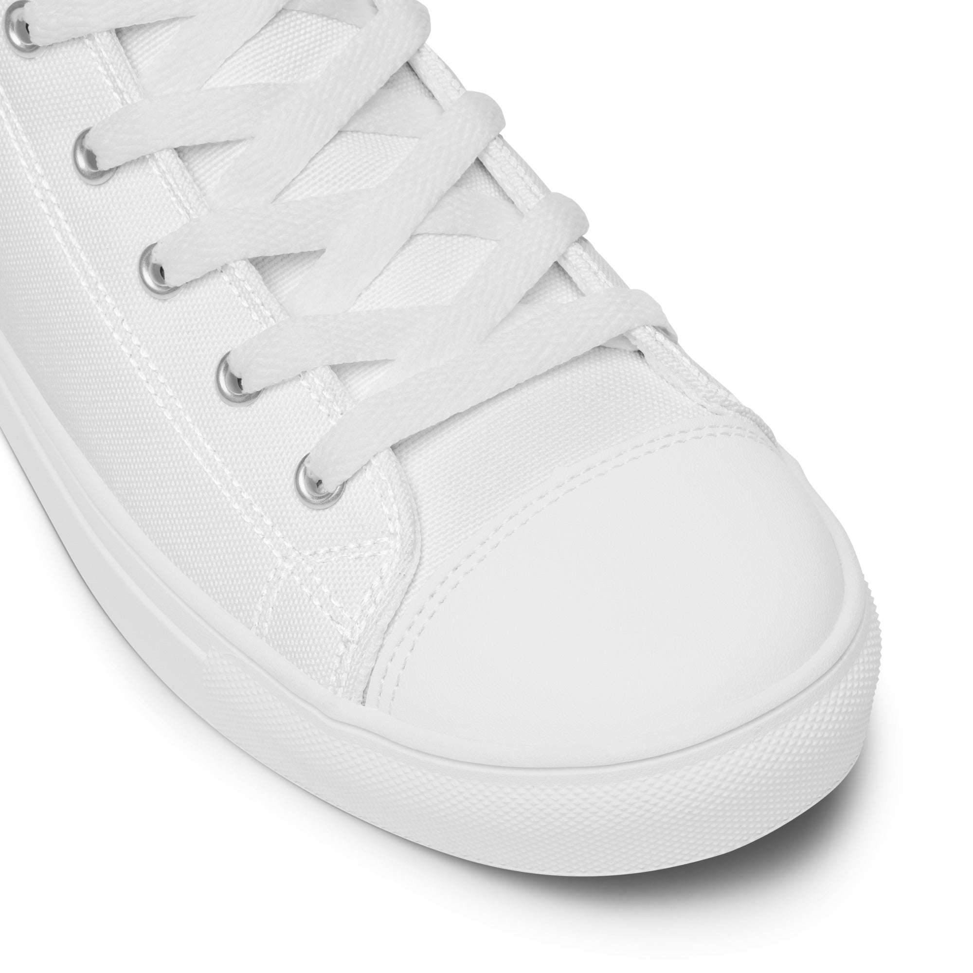 Archangel Michael The Protector Women’s High Top Canvas Shoes - Jesus Passion Apparel