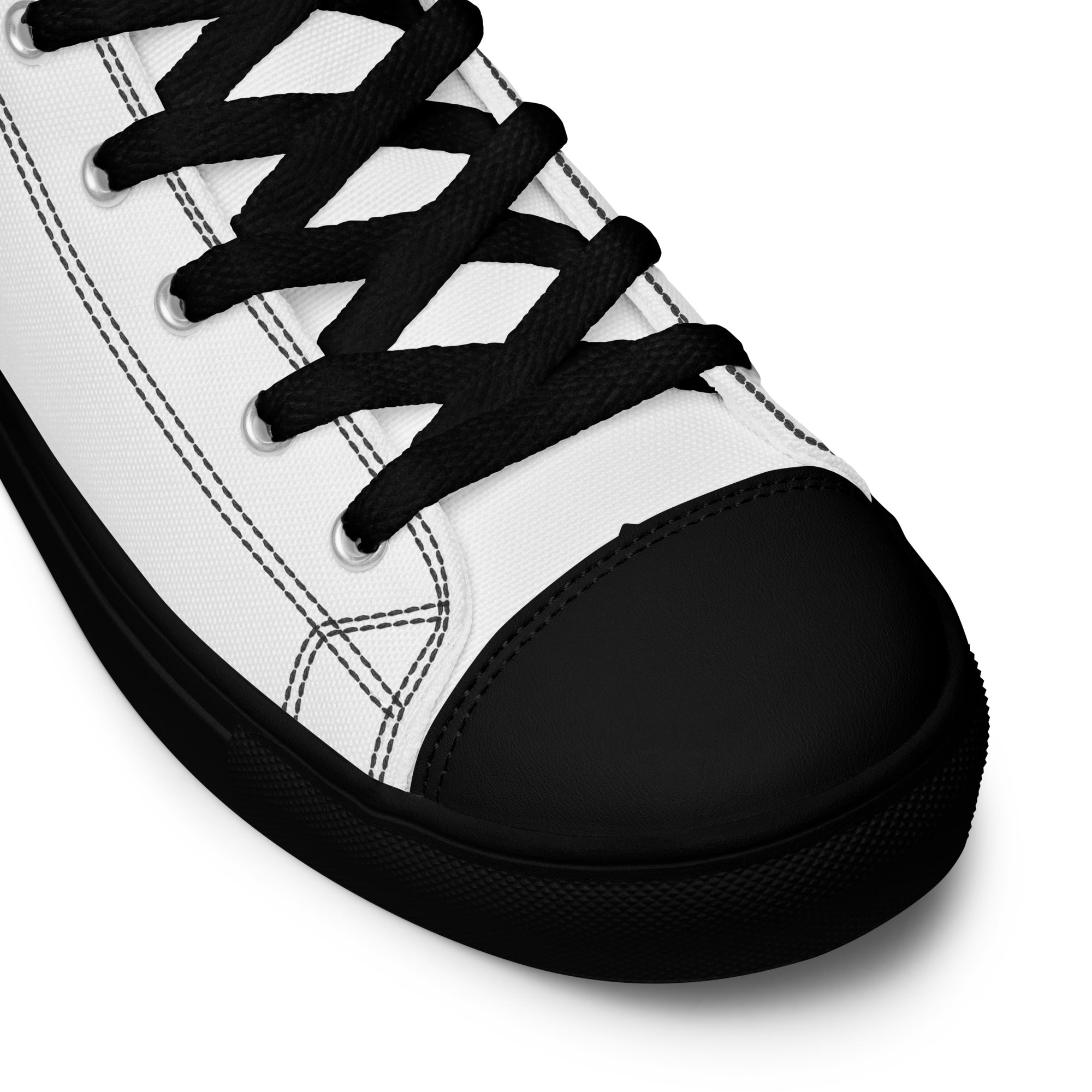 Archangel Michael The Protector Women’s High Top Canvas Shoes - Jesus Passion Apparel