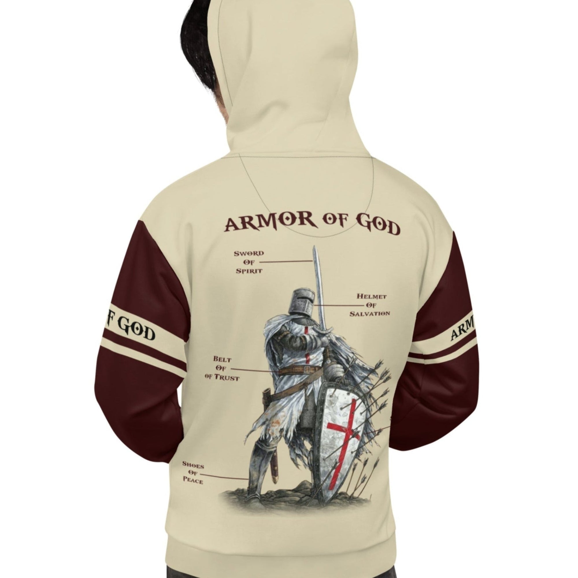 Armor Of God Men's Designer Hoodie - Jesus Passion Apparel