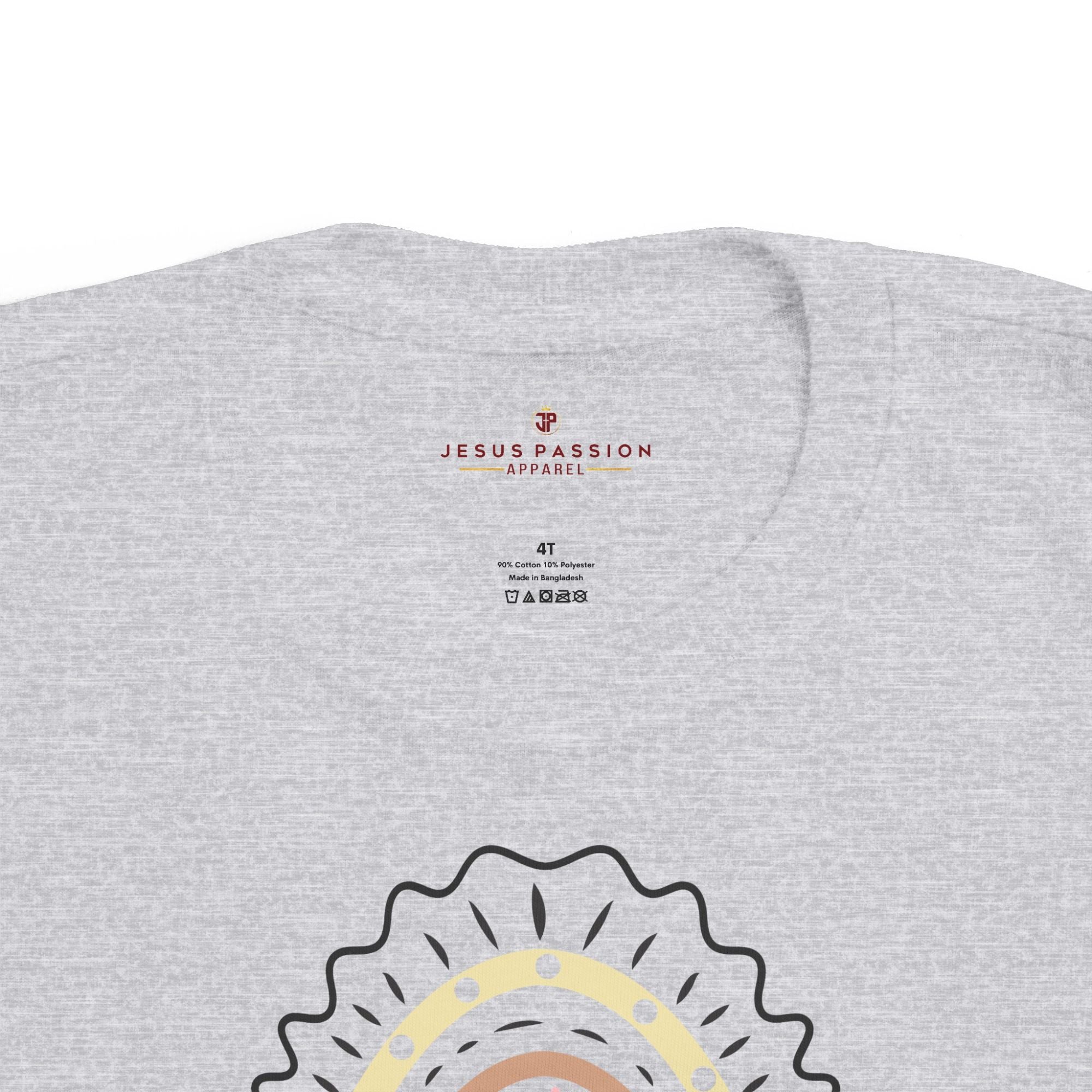 Be Fearless Toddler's Fine Jersey Tee - Jesus Passion Apparel