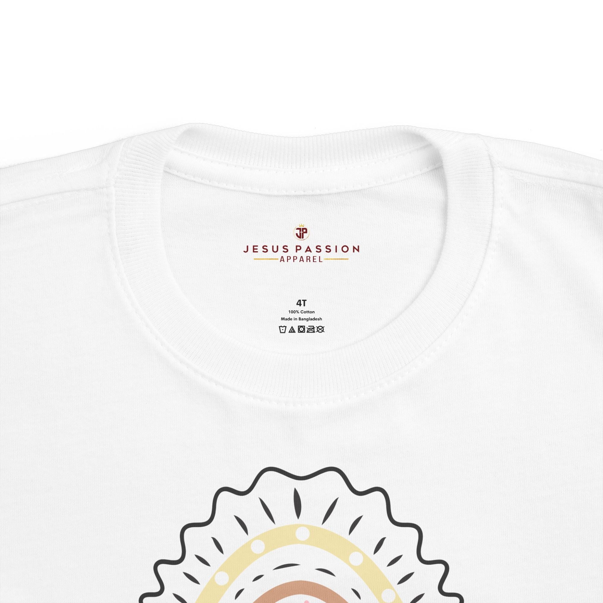 Be Fearless Toddler's Fine Jersey Tee - Jesus Passion Apparel