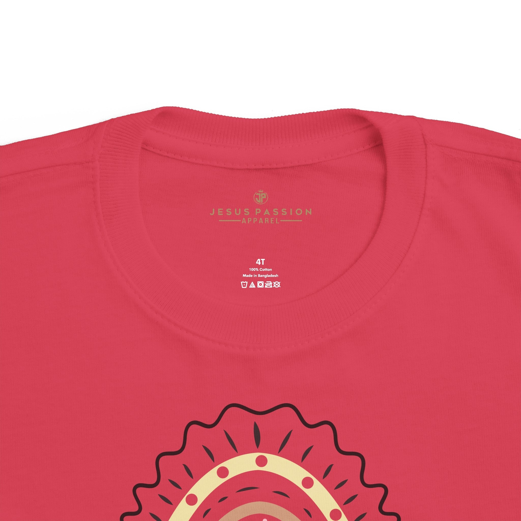 Be Fearless Toddler's Fine Jersey Tee - Jesus Passion Apparel