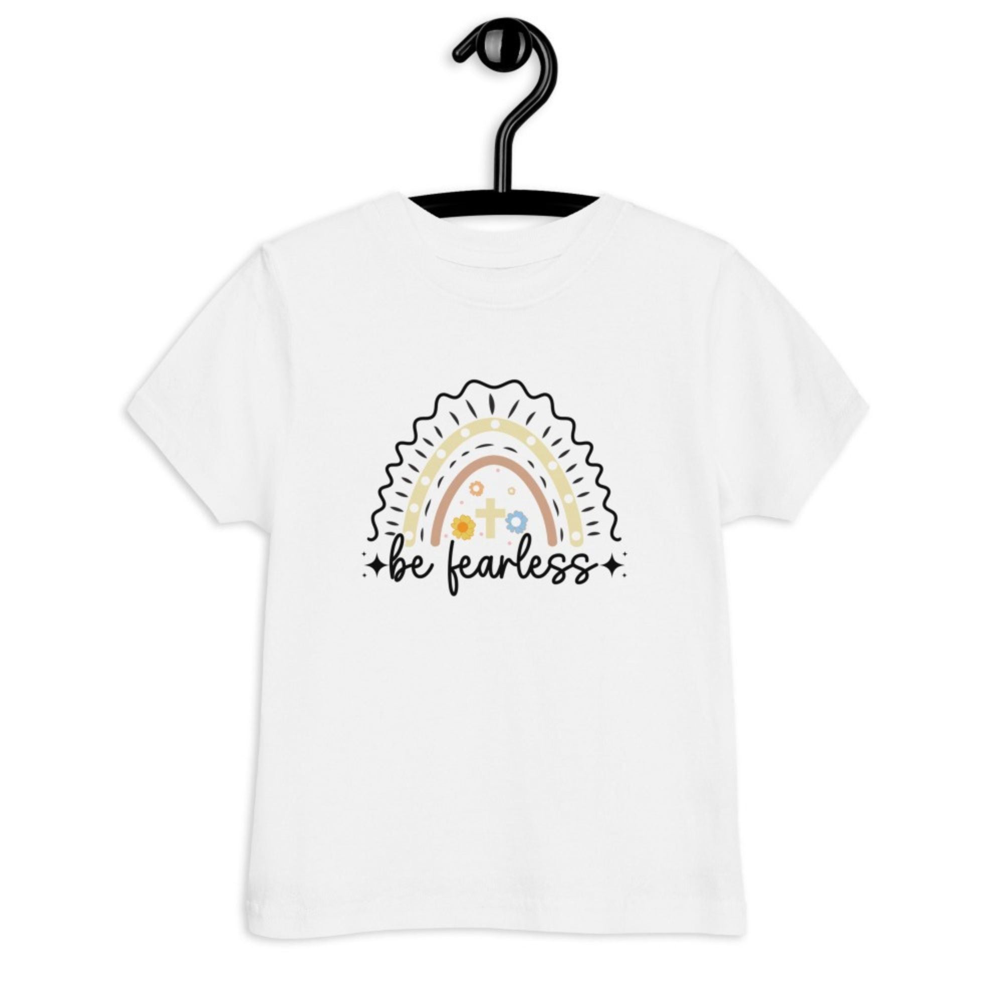 Be Fearless Toddler's Fine Jersey Tee - Jesus Passion Apparel