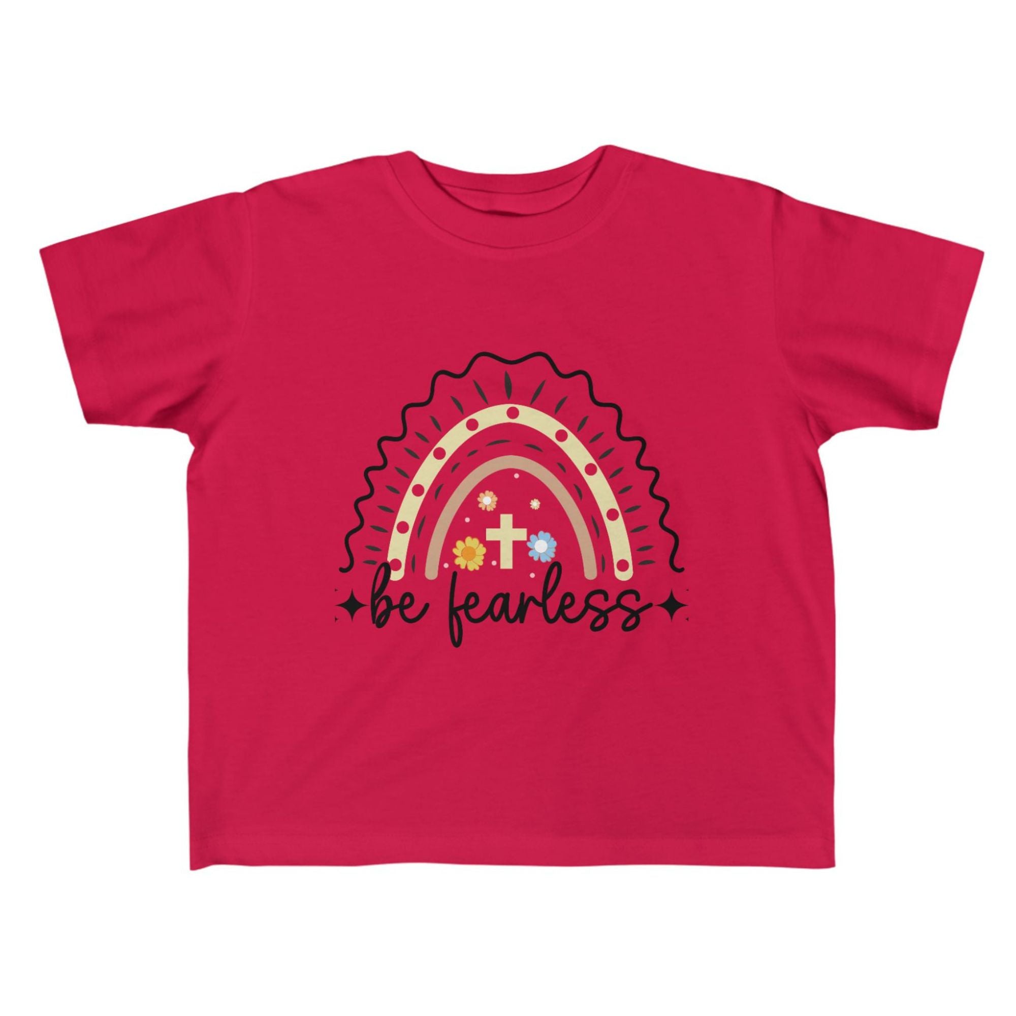 Be Fearless Toddler's Fine Jersey Tee - Jesus Passion Apparel