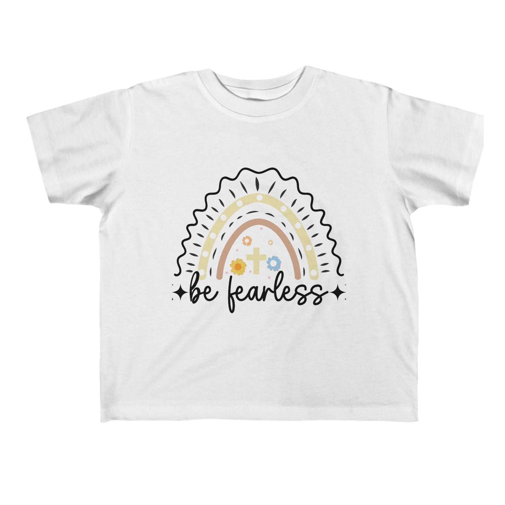 Be Fearless Toddler's Fine Jersey Tee - Jesus Passion Apparel