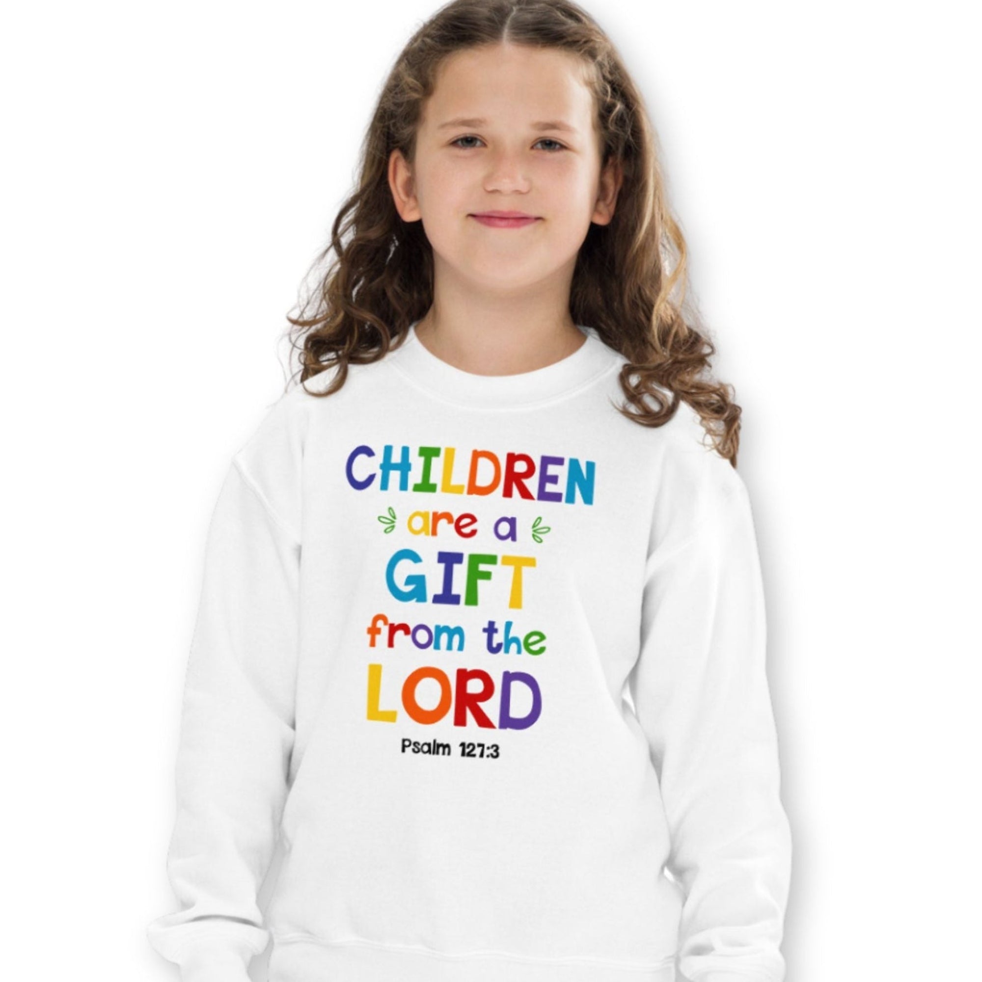 Children are a Gift Youth Crewneck Sweatshirt - Jesus Passion Apparel