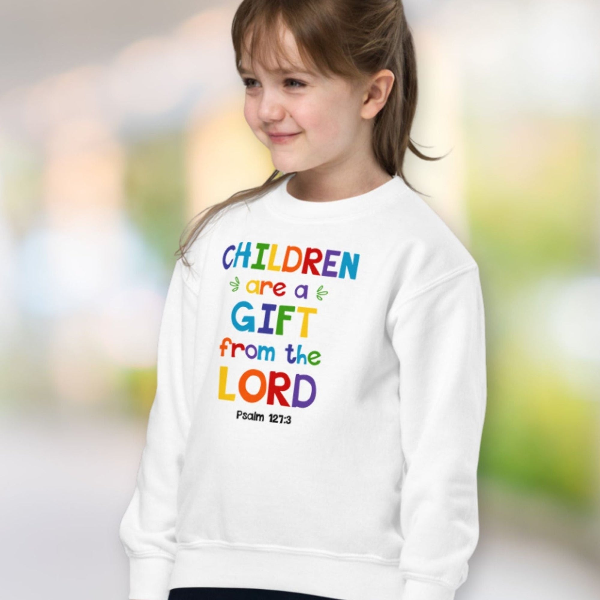 Children are a Gift Youth Crewneck Sweatshirt - Jesus Passion Apparel