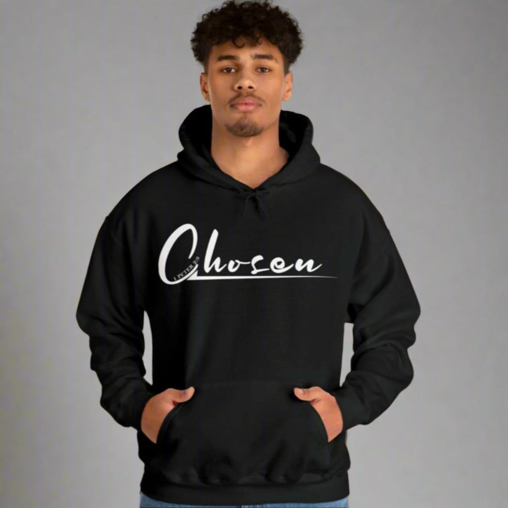 Chosen Men's Heavy Blend™ Hoodie - Jesus Passion Apparel