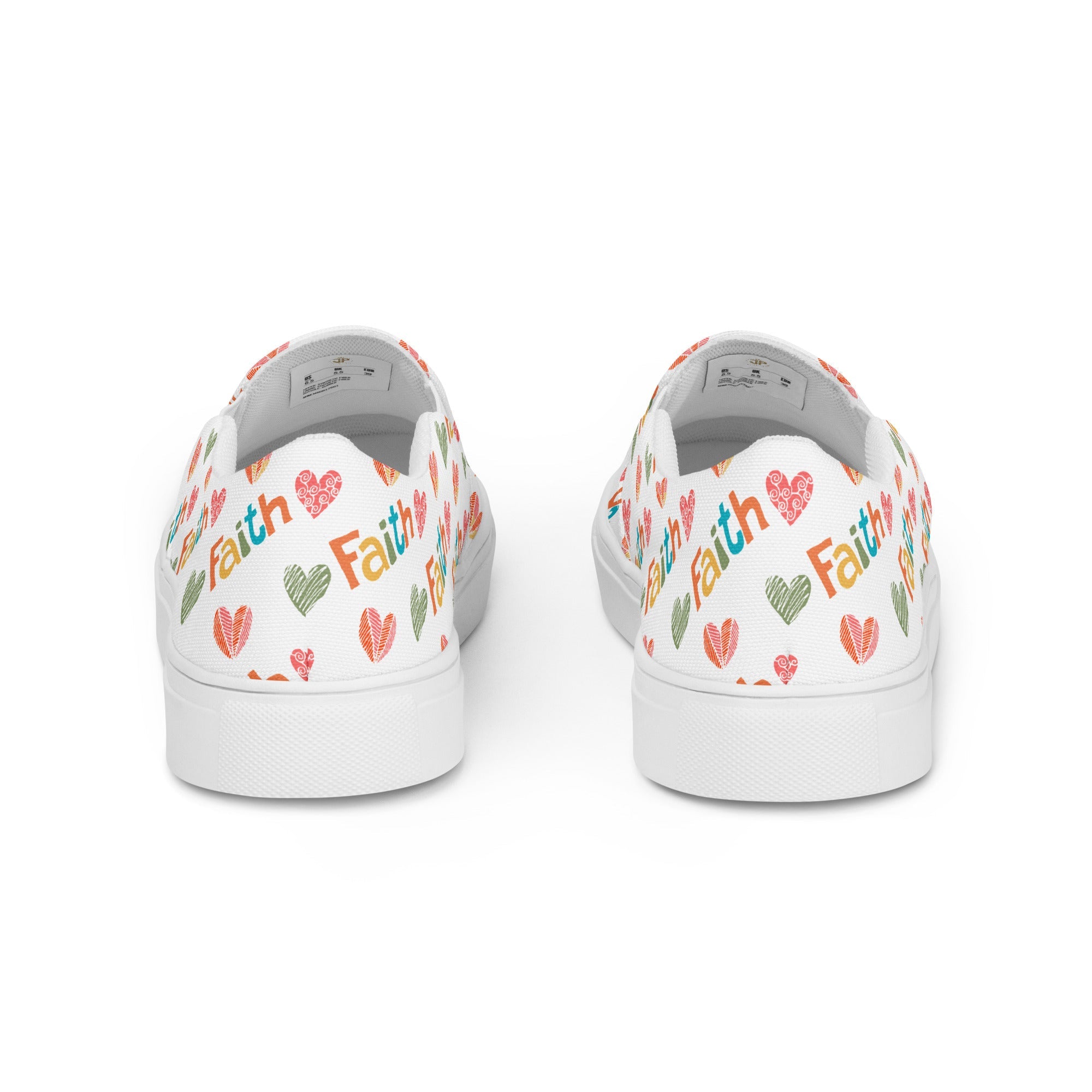 Color of Faith Women’s Slip - On Canvas Shoes - Jesus Passion Apparel