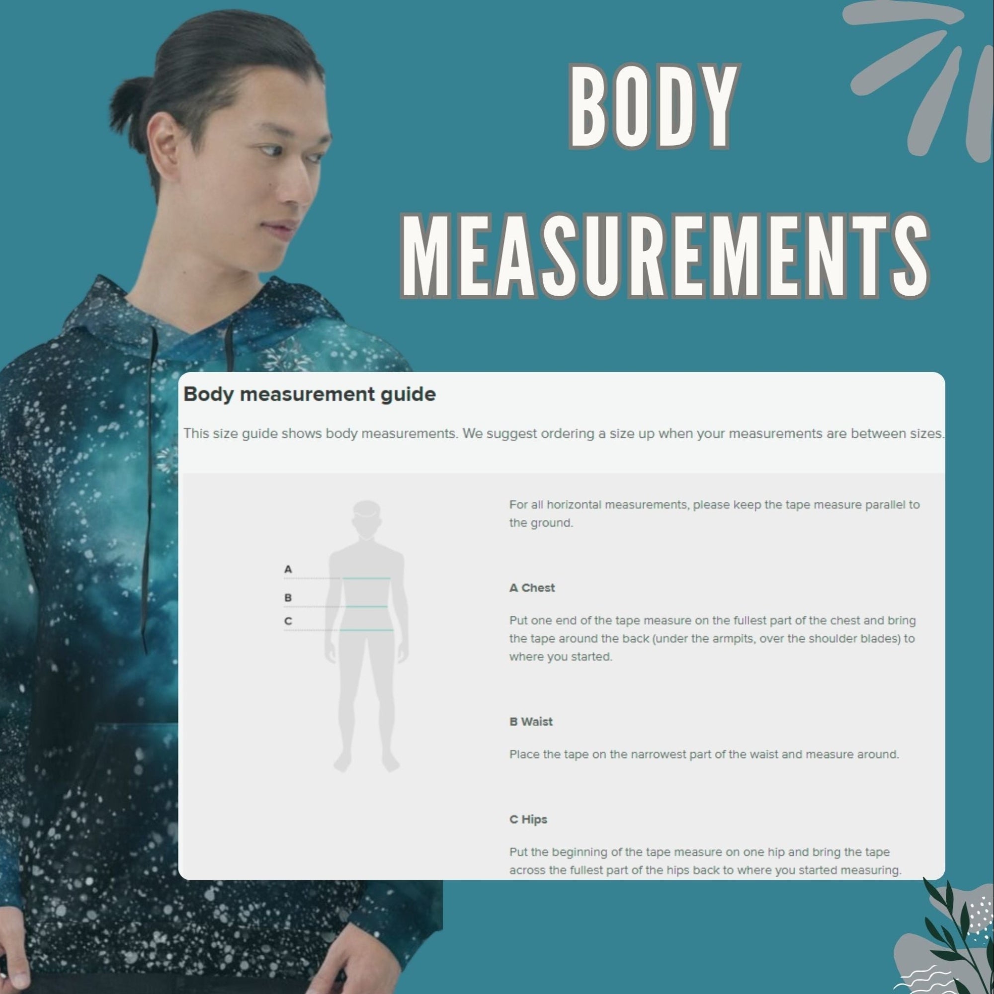 Cosmic Cross Turquoise Hoodie - Jesus Passion Apparel