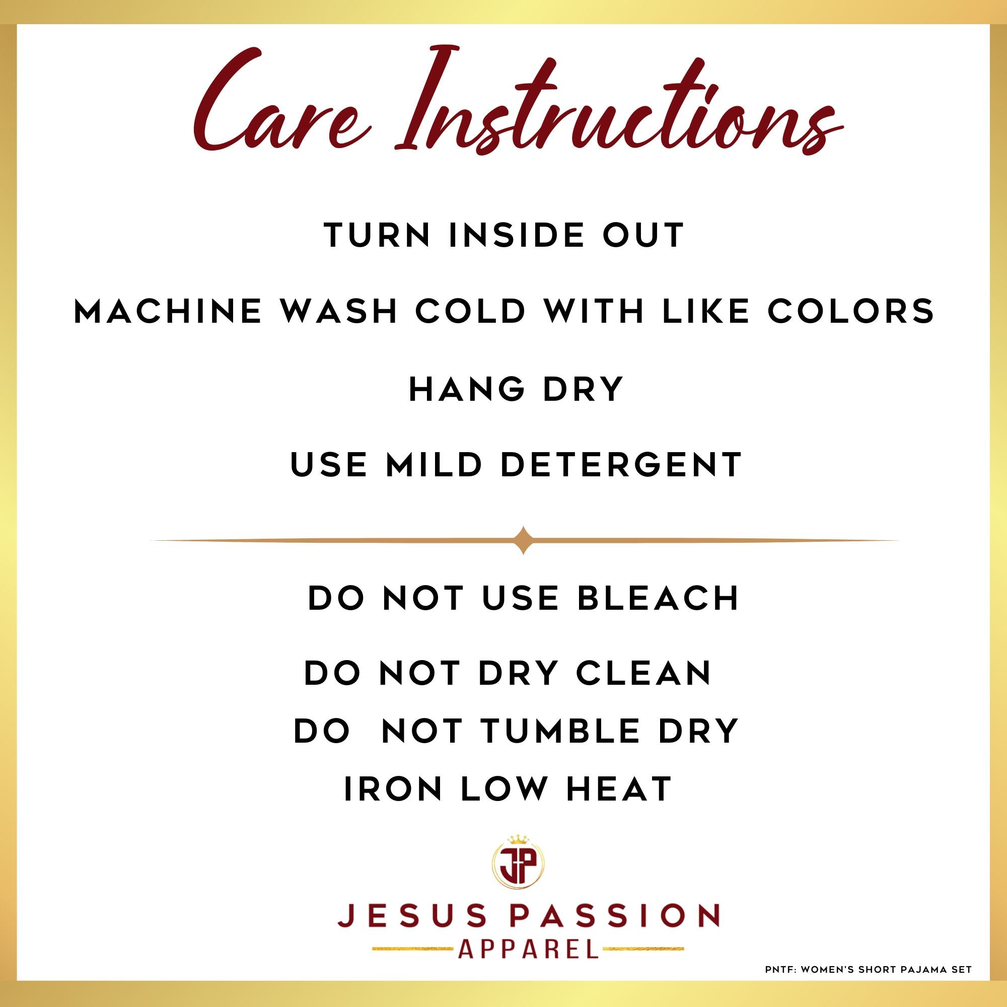 Daily Bible Affirmations Women's Short Pajama Set - Matching Lounge / Pajama Pants and Indoor Slippers Available - Jesus Passion Apparel