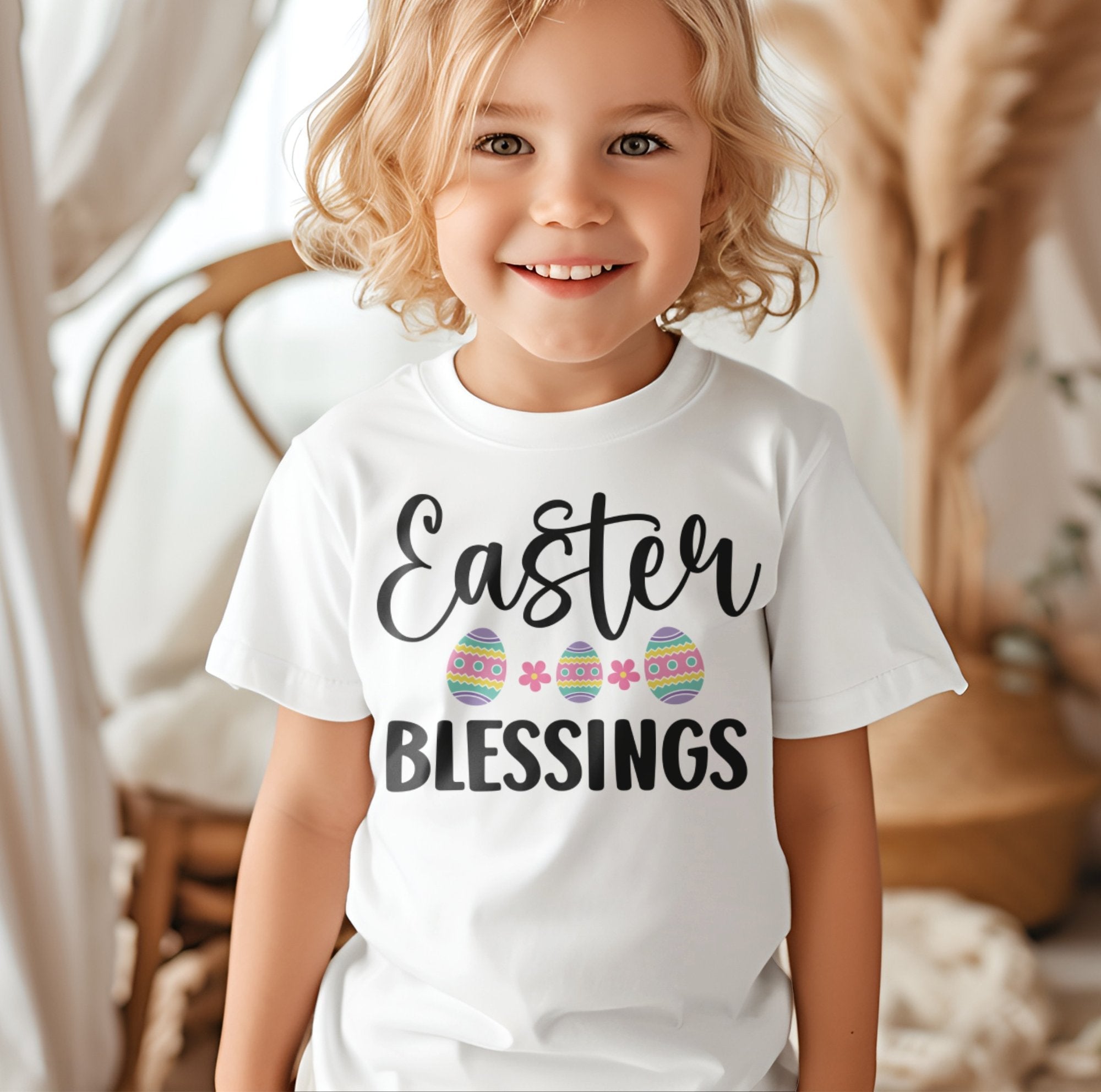 Easter Blessings Toddler Short Sleeve Tee - Jesus Passion Apparel