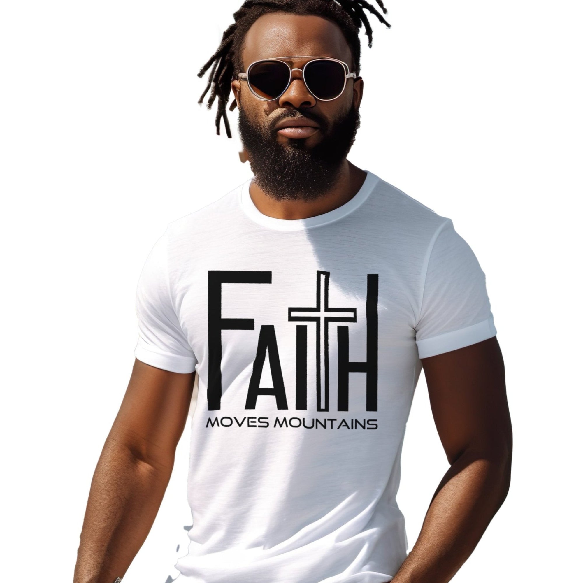 Faith Men's Jersey Short Sleeve Tee - Jesus Passion Apparel