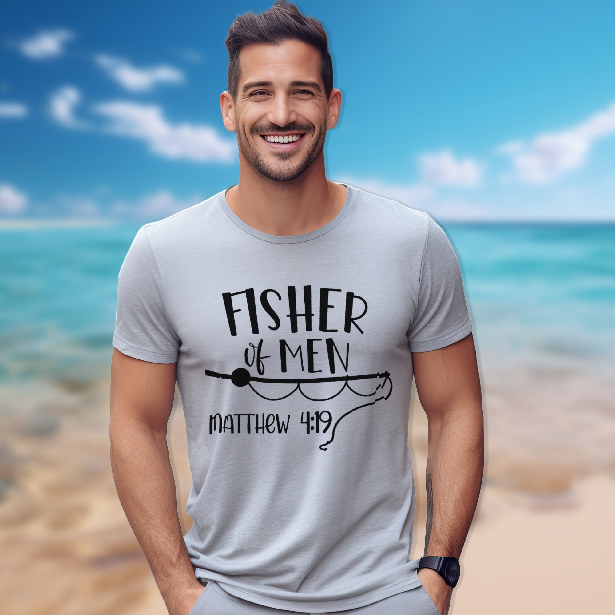 Fisher of Men Men's Jersey Short Sleeve Tee - Jesus Passion Apparel