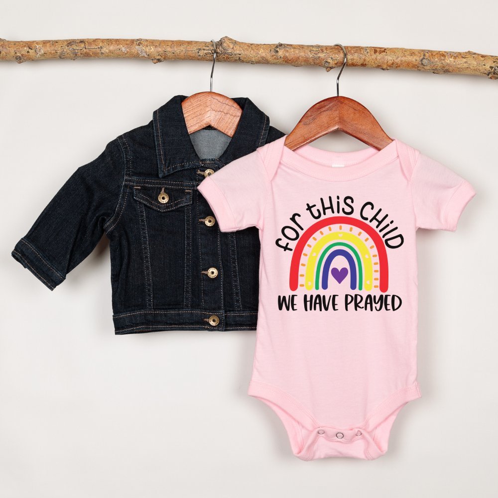 For This Child We Have Prayed Baby Bodysuit - Jesus Passion Apparel