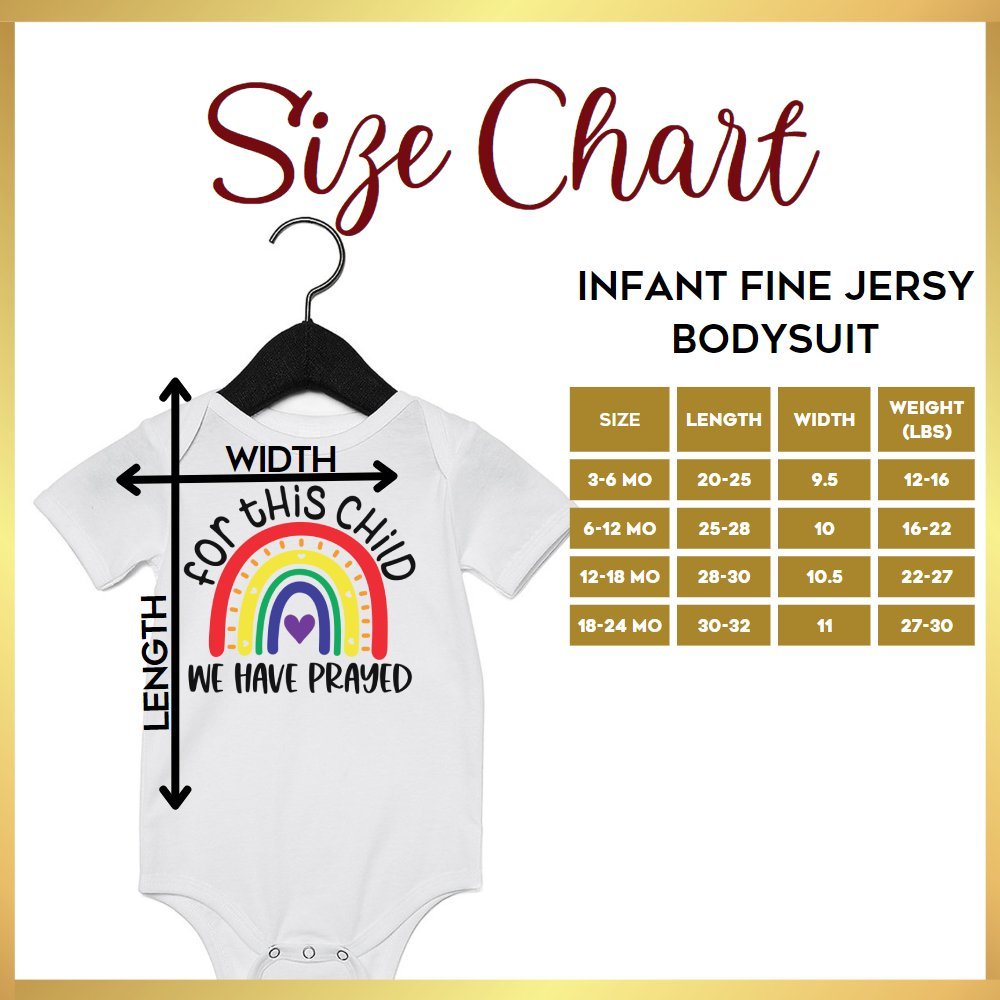 For This Child We Have Prayed Baby Bodysuit - Jesus Passion Apparel