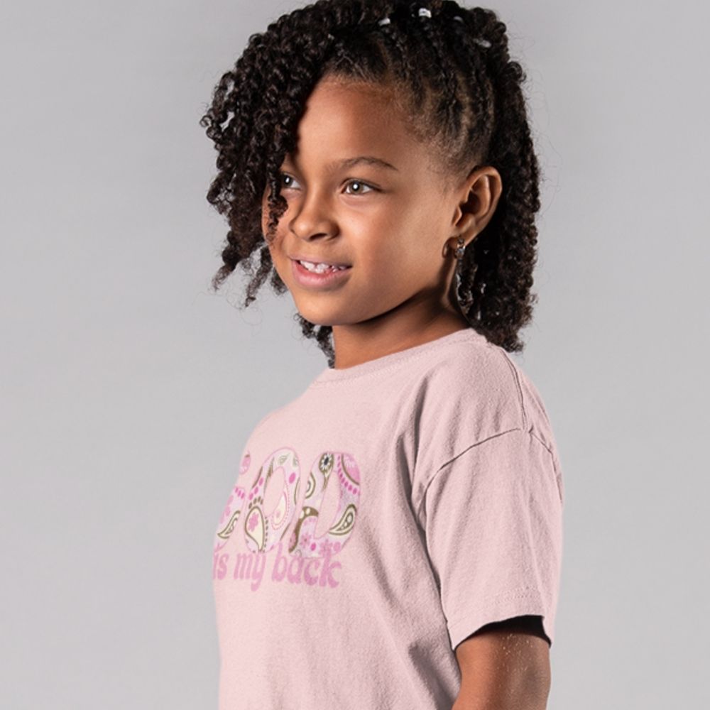 God Has my Back Youth Relaxed - Fit T-Shirt - Jesus Passion Apparel