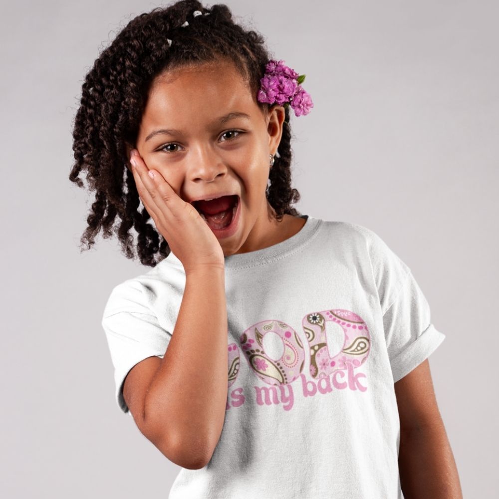 God Has my Back Youth Relaxed - Fit T-Shirt - Jesus Passion Apparel