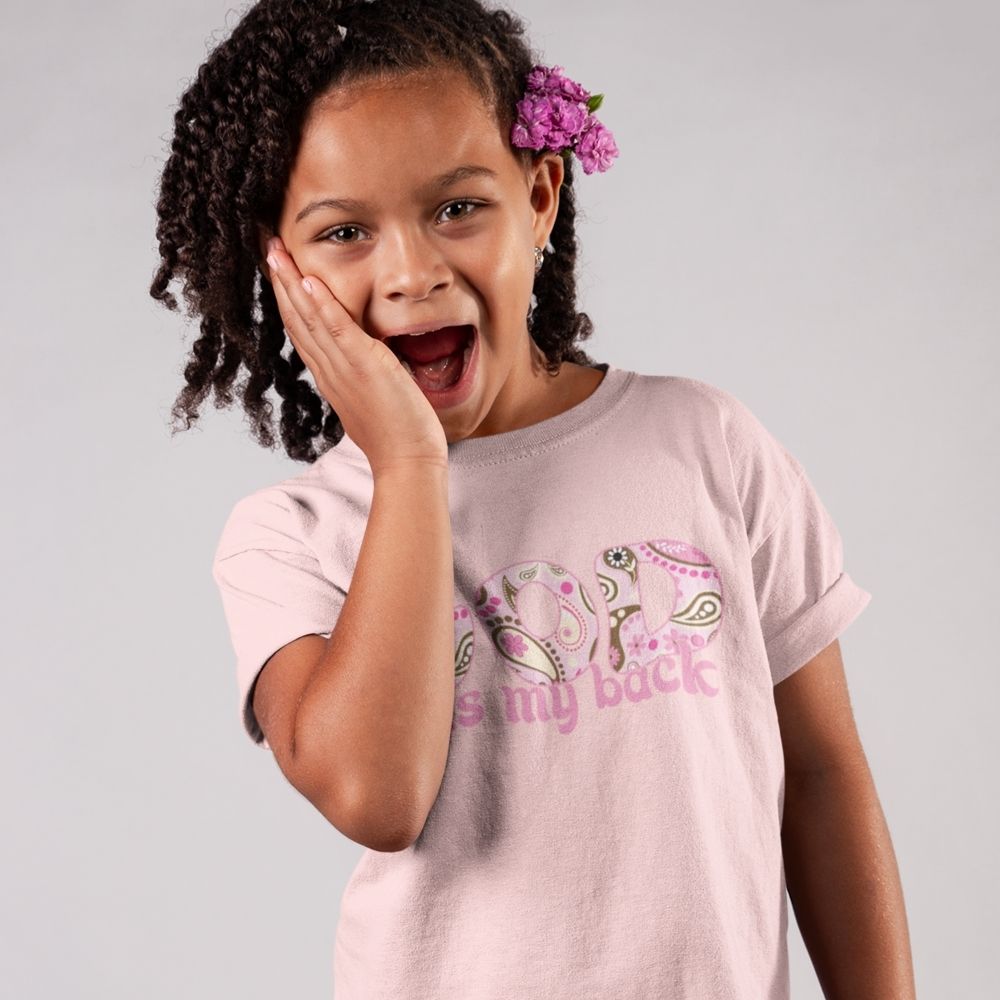 God Has my Back Youth Relaxed - Fit T-Shirt - Jesus Passion Apparel