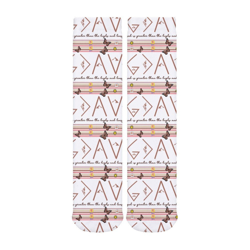 God is Better than the Highs and Lows Breathable Stockings (Pack of 1) - Jesus Passion Apparel