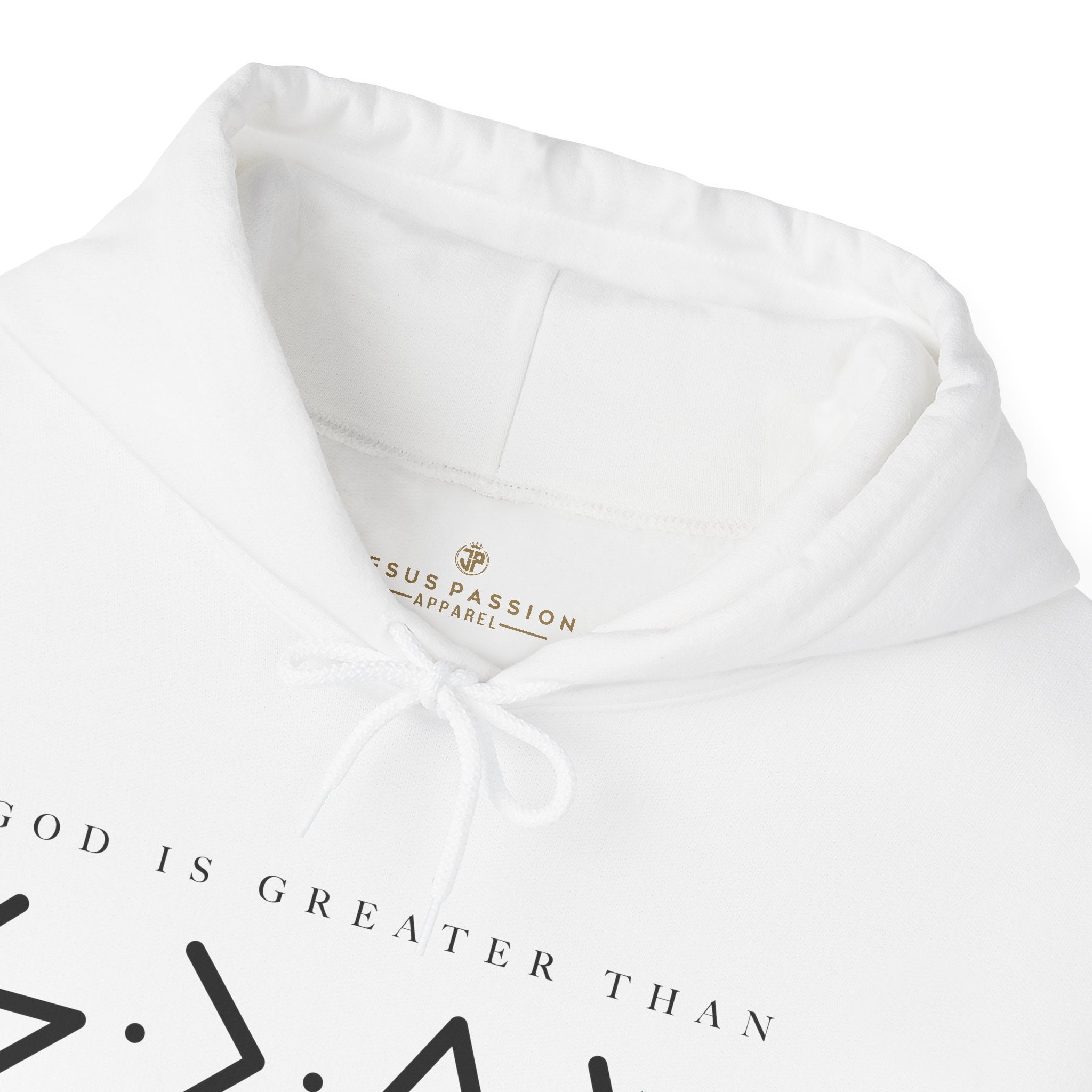 God is Greater Than Highs and Lows Men's Heavy Blend™ Hoodie - Jesus Passion Apparel