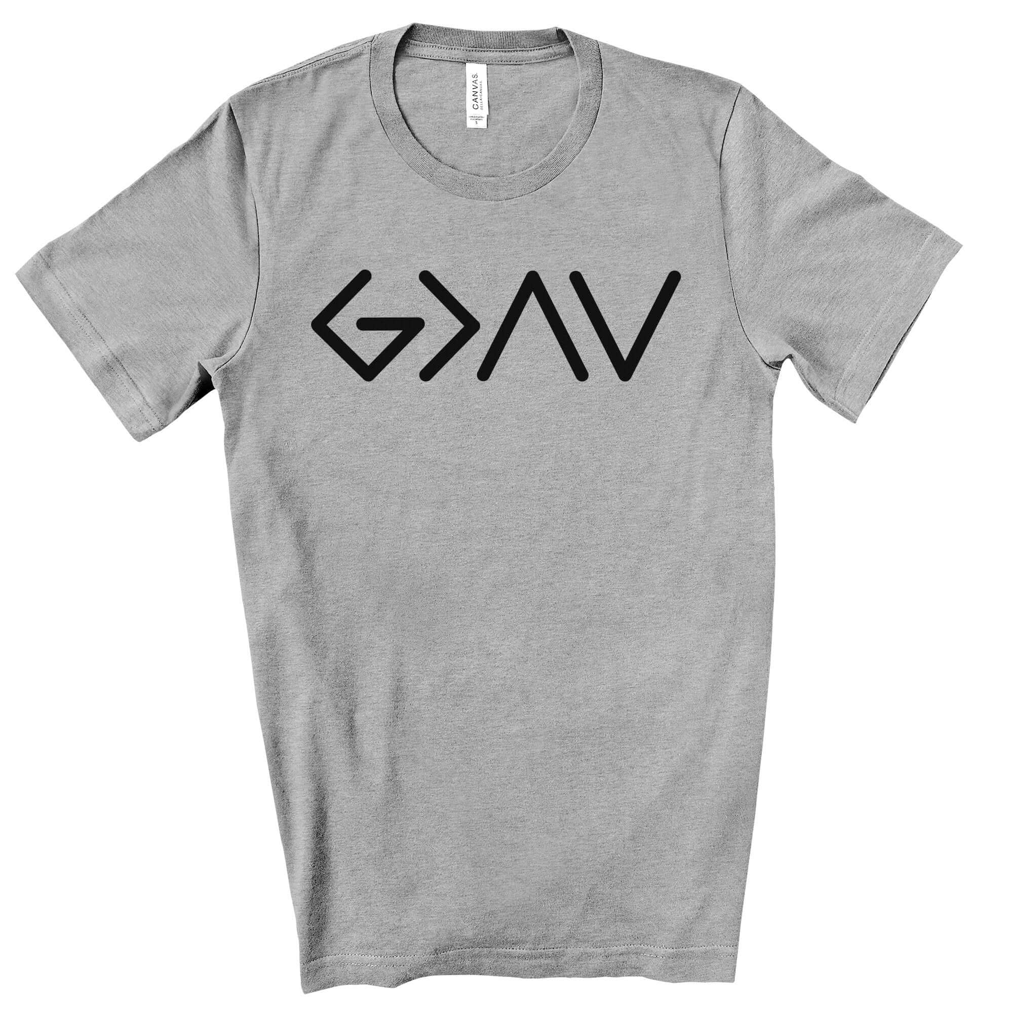 Greater Than the Highs and Lows Men's Jersey Short Sleeve Tee - Jesus Passion Apparel