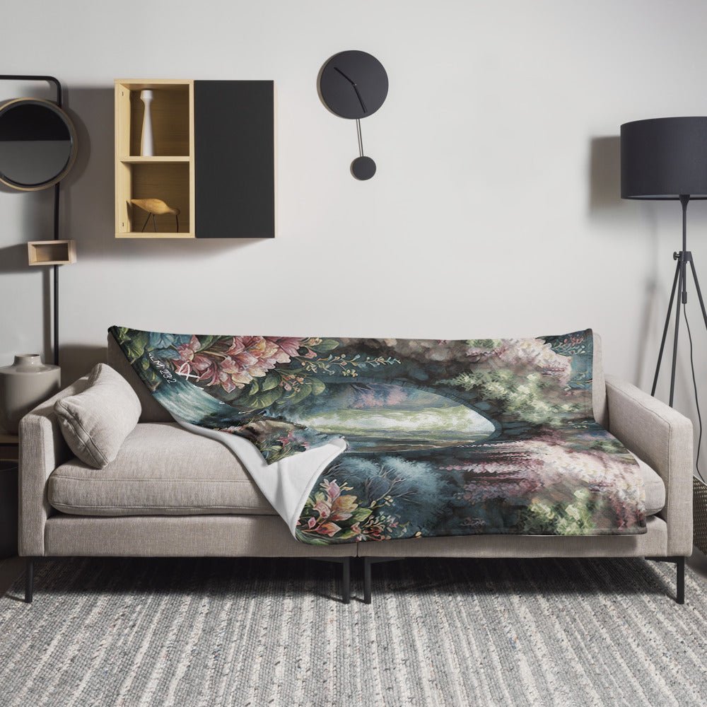 He Restores My Soul Throw Blanket - 2 Sizes - Jesus Passion Apparel