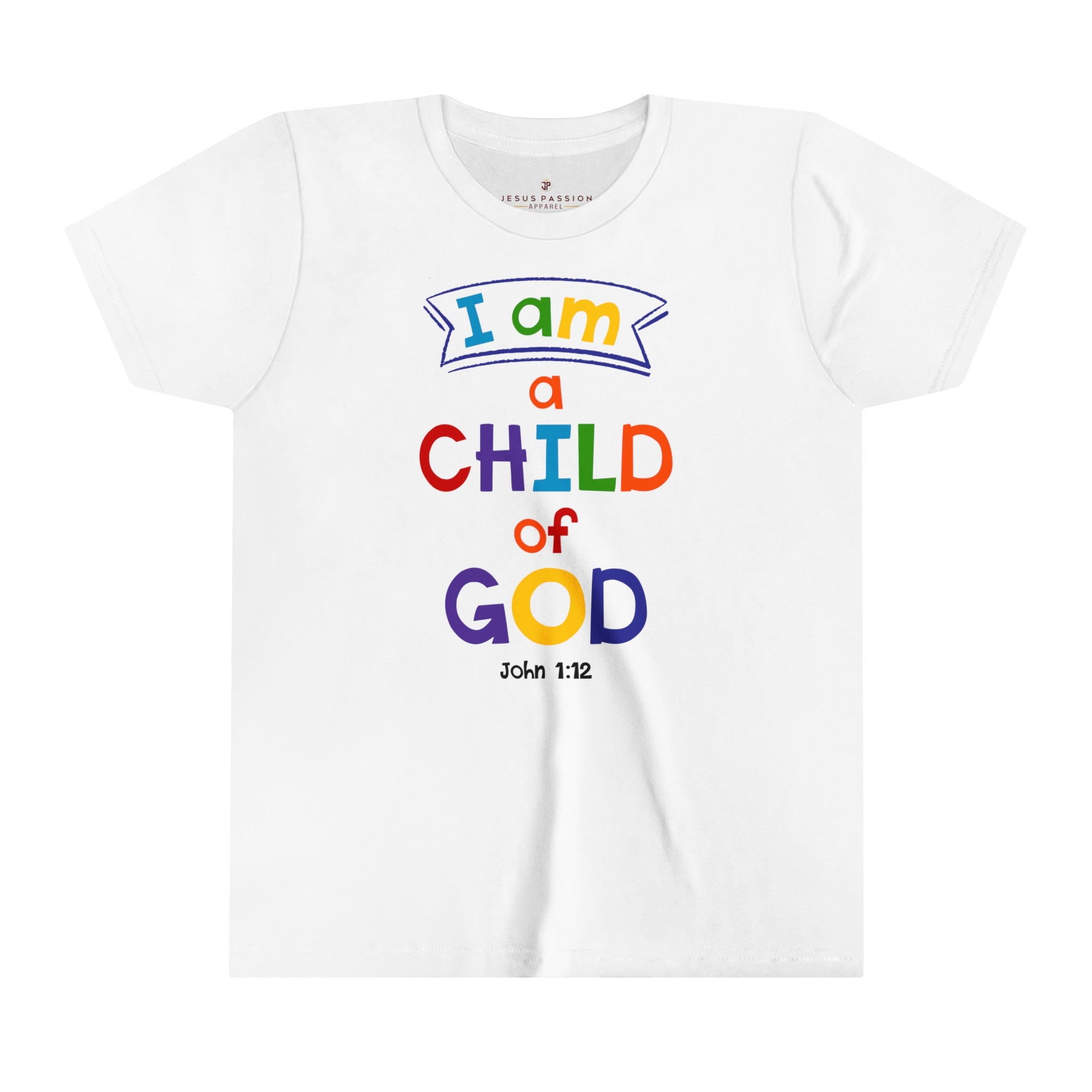 I am a Child of God Youth Unisex Relaxed Fit T-Shirt - Jesus Passion Apparel