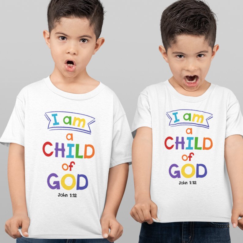 I am a Child of God Youth Unisex Relaxed Fit T-Shirt - Jesus Passion Apparel