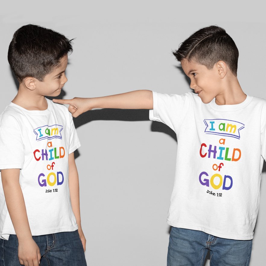 I am a Child of God Youth Unisex Relaxed Fit T-Shirt - Jesus Passion Apparel