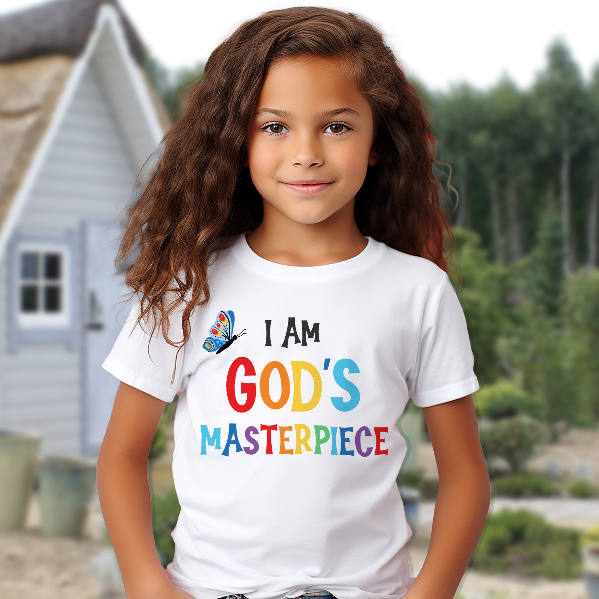 I am Gods Masterpiece Youth Relaxed - Fit T-Shirt - Jesus Passion Apparel
