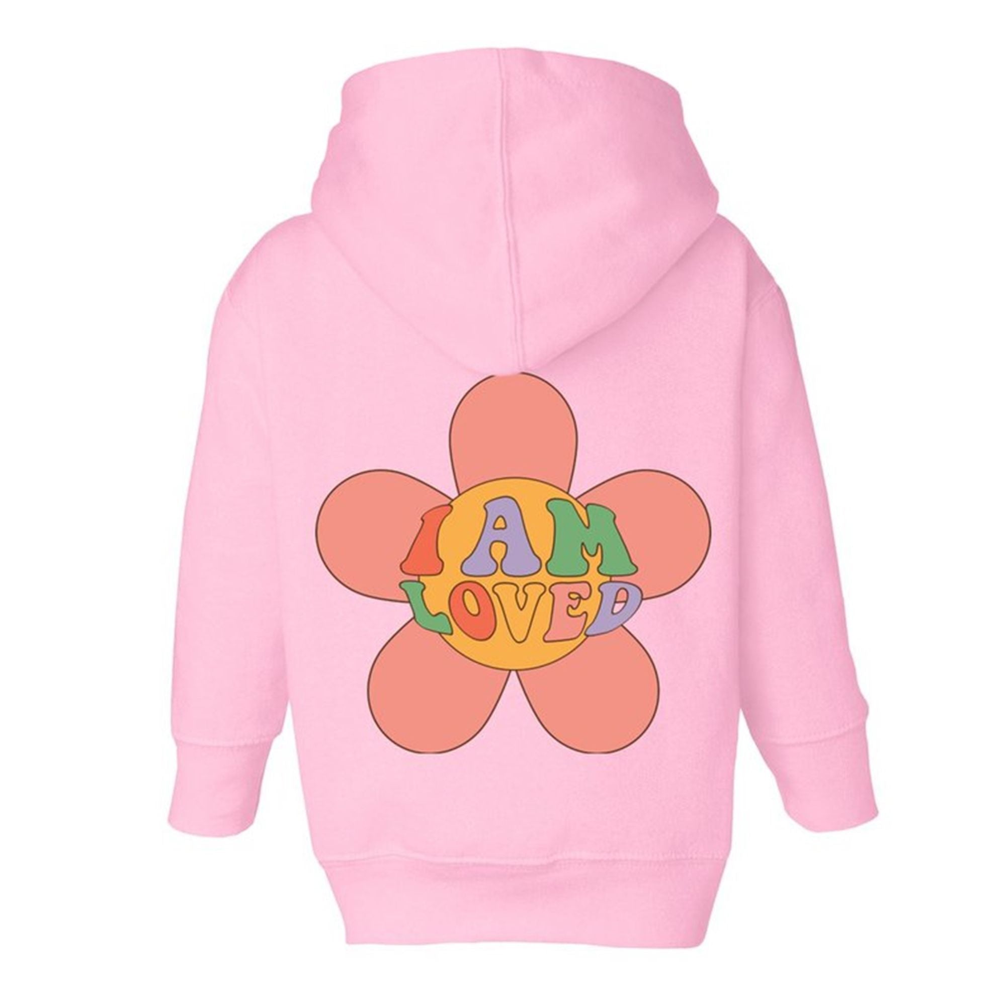 I Am Loved Toddler Jacket Full - Zip Fleece Hoodie - Jesus Passion Apparel