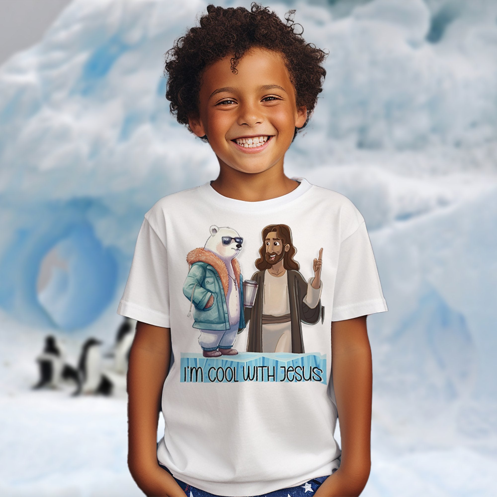 I'm Cool With Jesus Youth Short Sleeve T-Shirt - Jesus Passion Apparel
