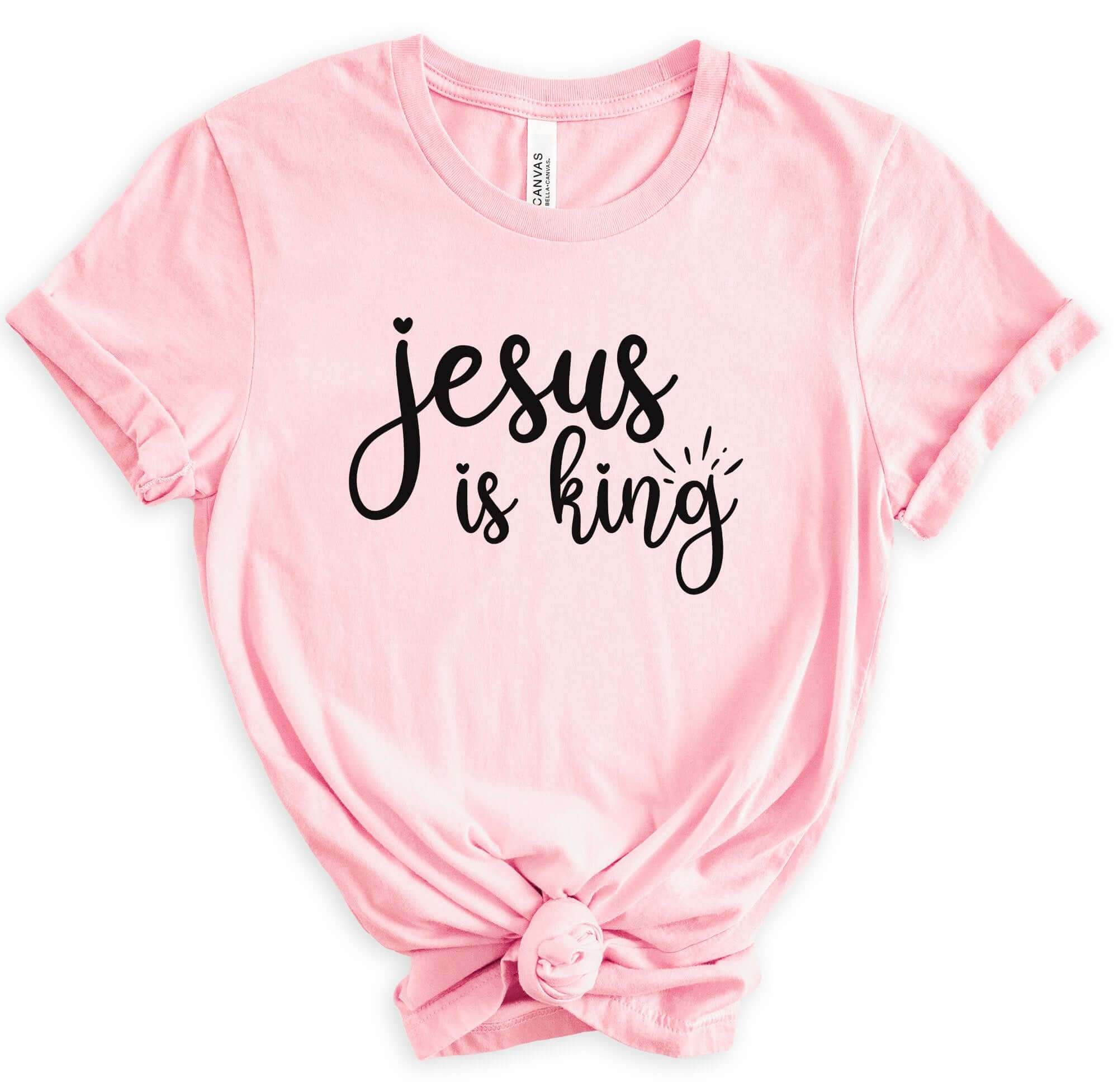 Jesus is King Women's Short Sleeve Tee - Jesus Passion Apparel