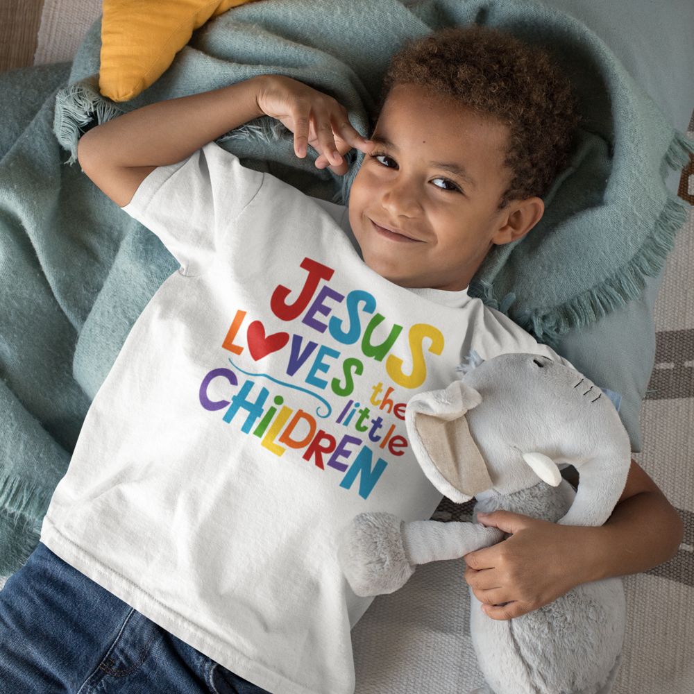Jesus Loves Little Children Youth Relaxed - Fit T-Shirt - Jesus Passion Apparel