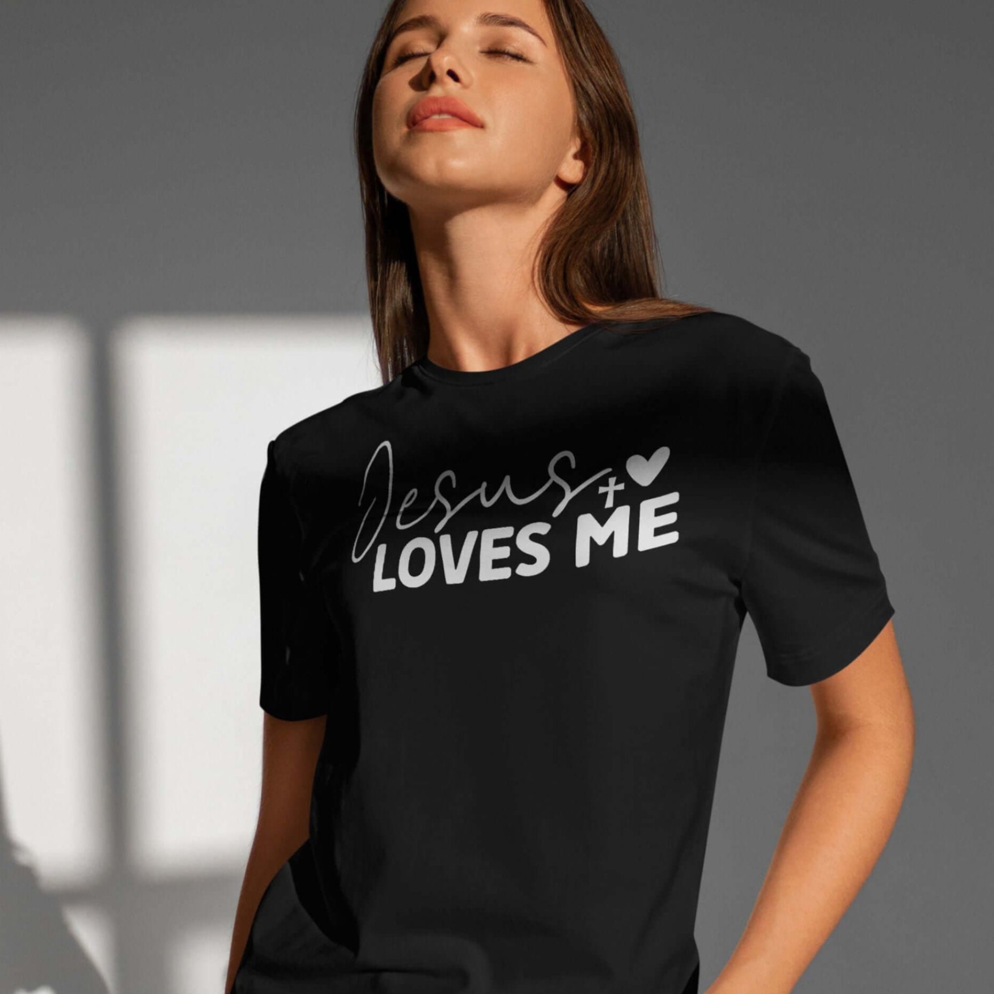 Jesus Loves Me Women's Short Sleeve Tee - Jesus Passion Apparel
