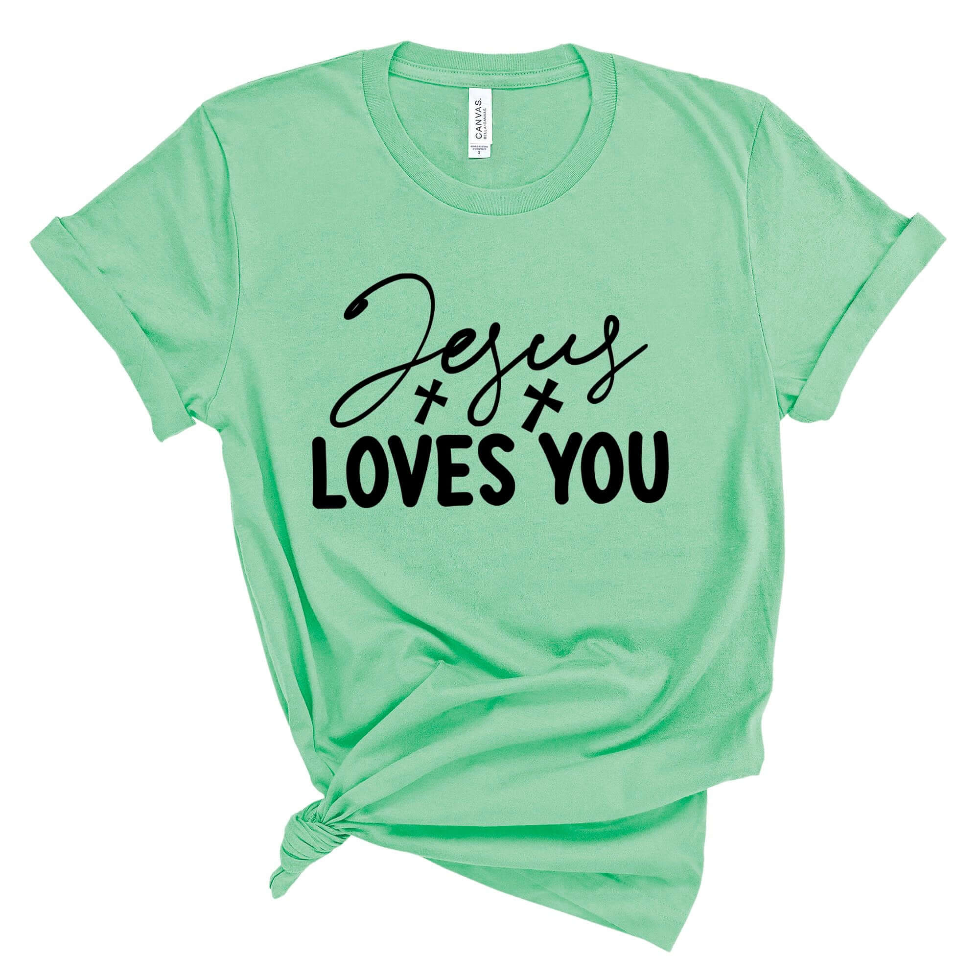 Jesus Loves You Women's Short Sleeve Tee - Jesus Passion Apparel