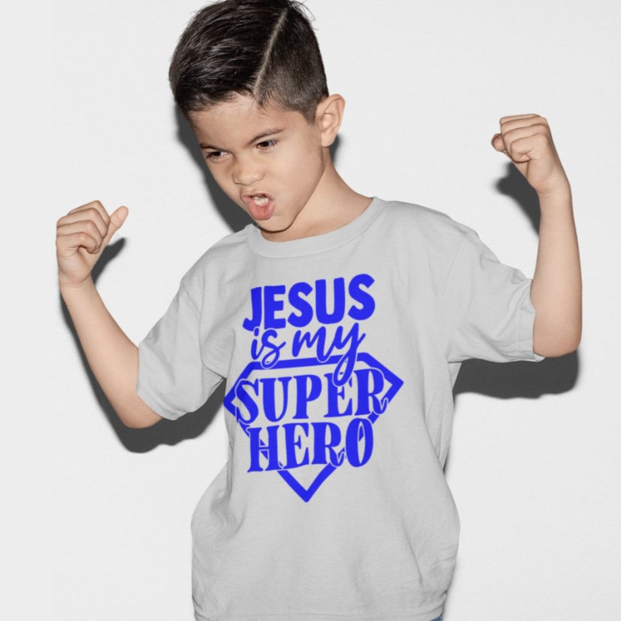 Jesus Superhero Youth Relaxed - Fit T-Shirt - Jesus Passion Apparel
