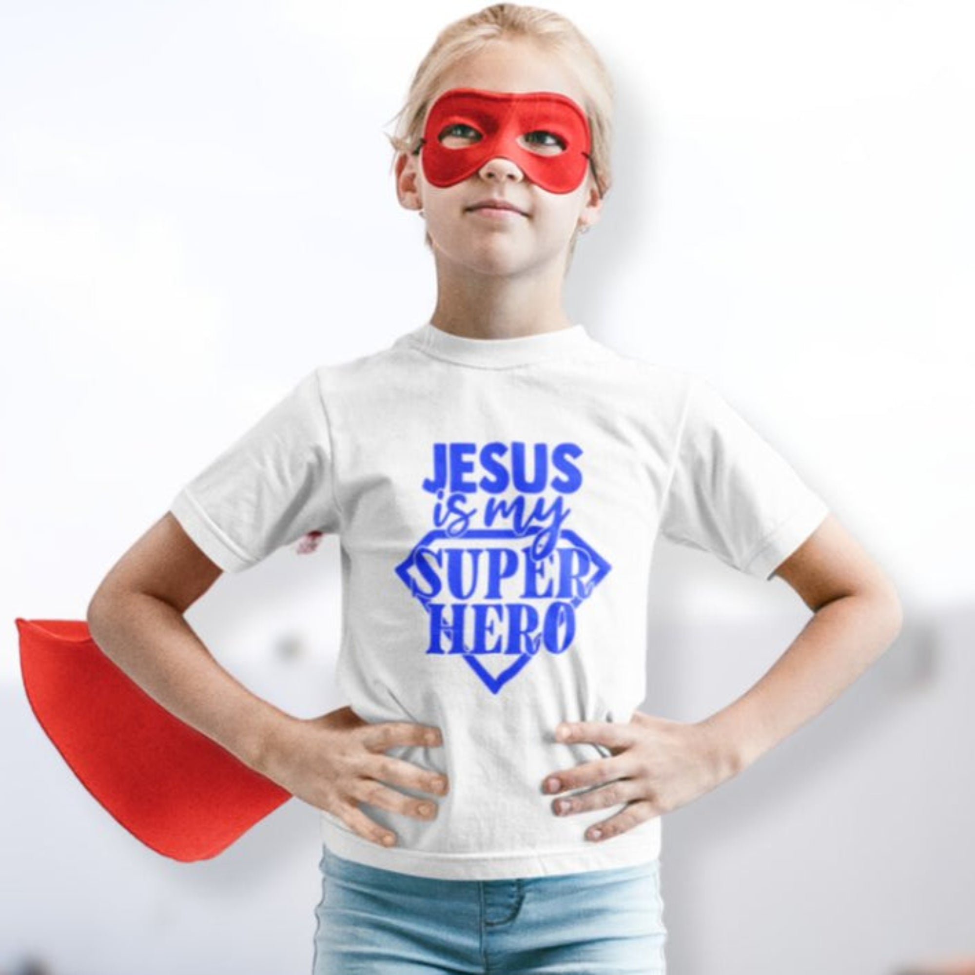 Jesus Superhero Youth Relaxed - Fit T-Shirt - Jesus Passion Apparel