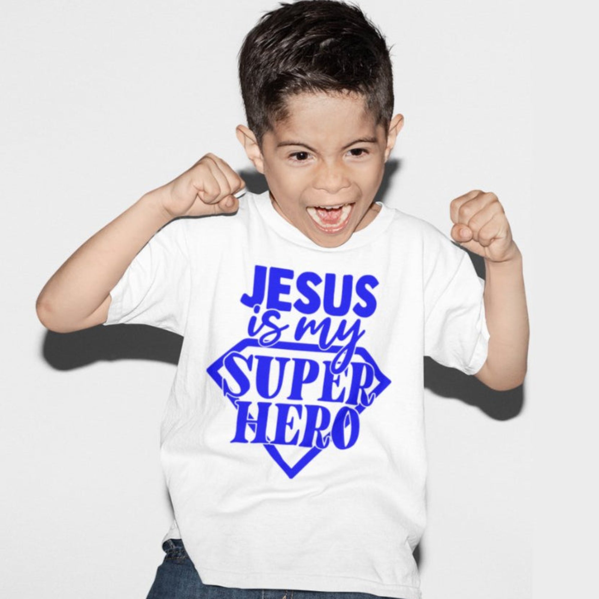 Jesus Superhero Youth Relaxed - Fit T-Shirt - Jesus Passion Apparel